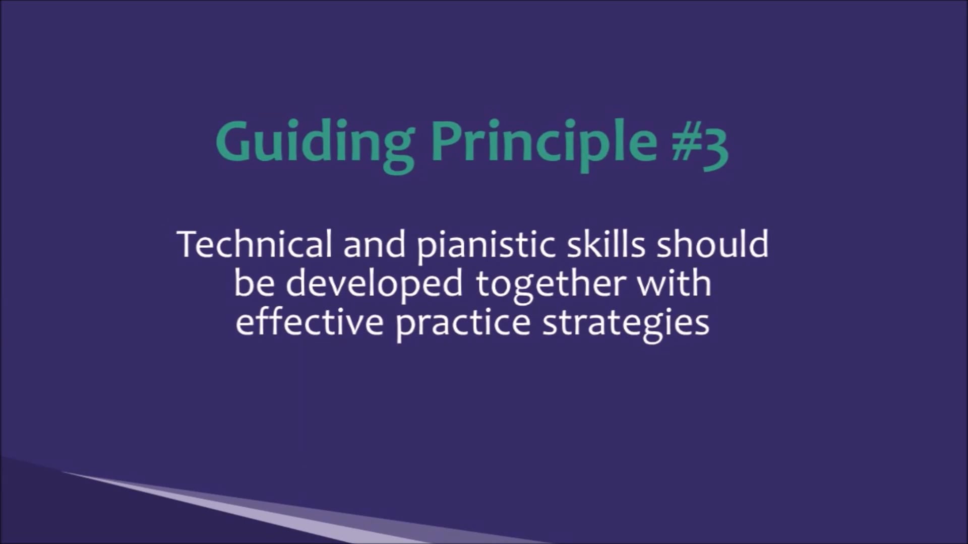 PTC - Piano Teaching for the 21st Century #3