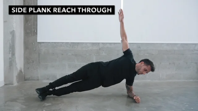 Side plank reach discount through