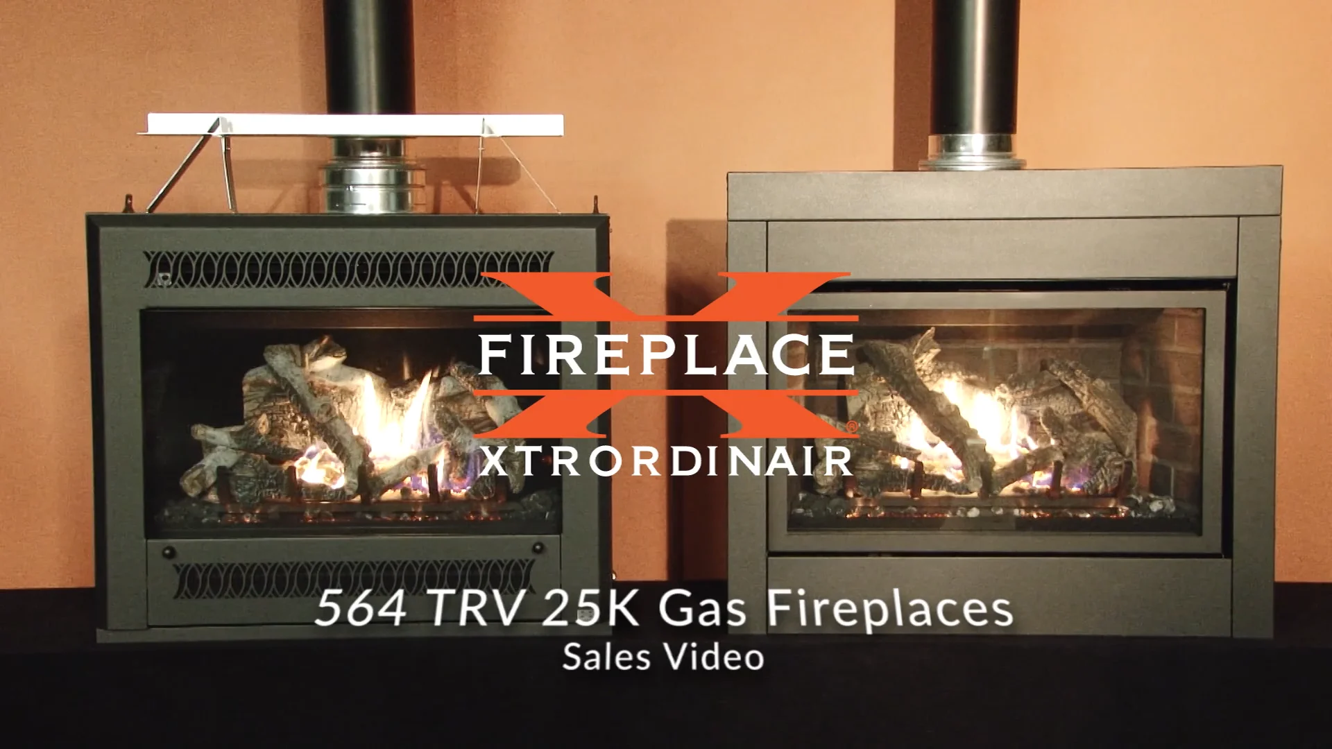 Xtrordinair 564 TRV 25K Gas Fireplace