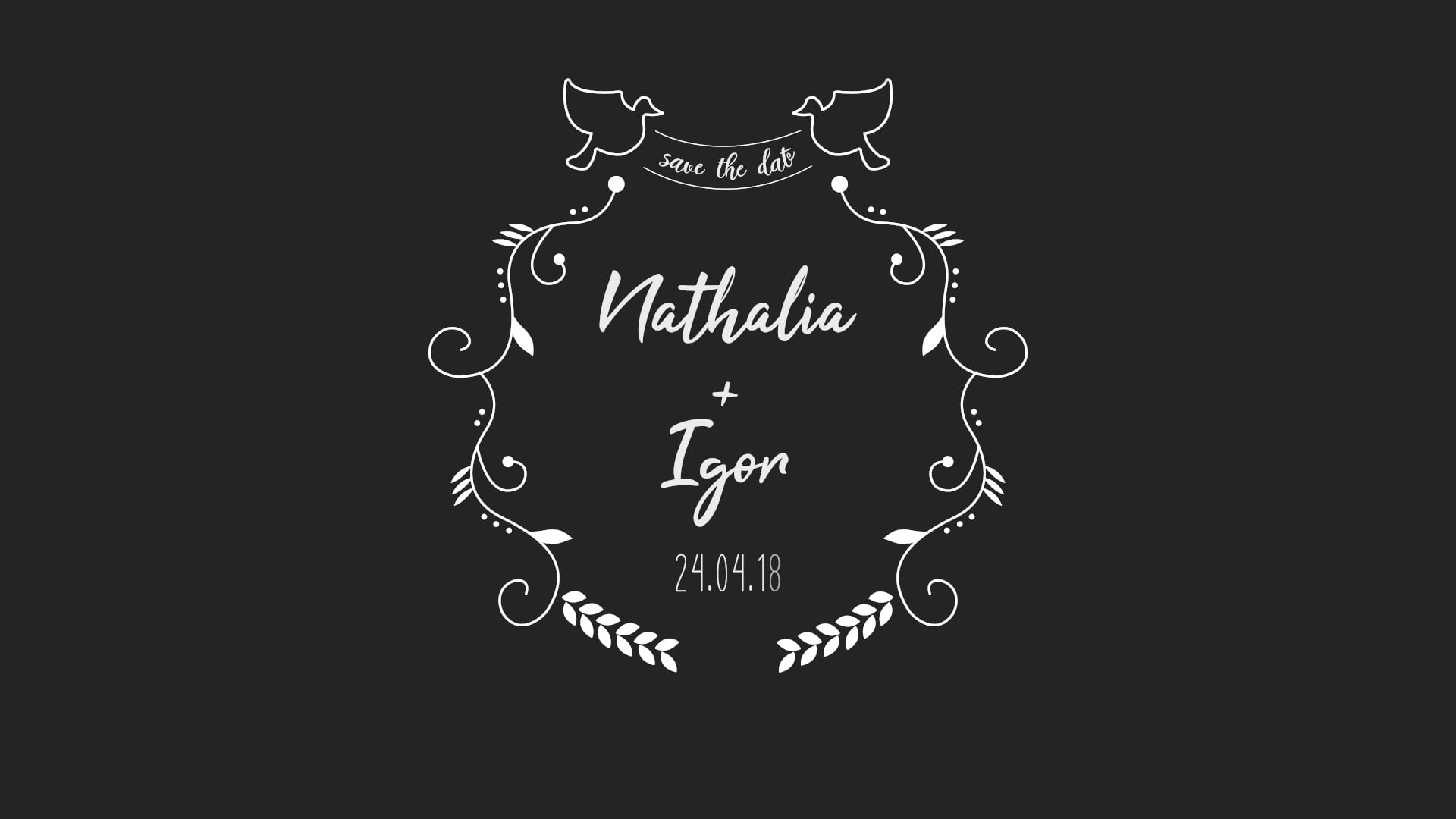 Wedding Logo Animation