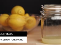 Prep a Lemon for Juicing
