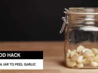 Use a Jar to Peel Garlic