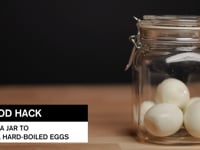Use a Jar to Peel Hard-Boiled Eggs