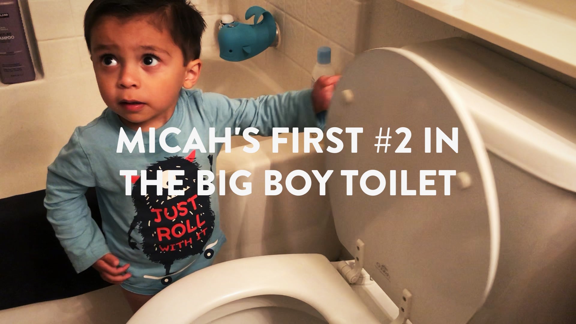 Micah's First 2 In The Big Boy Toilet on Vimeo