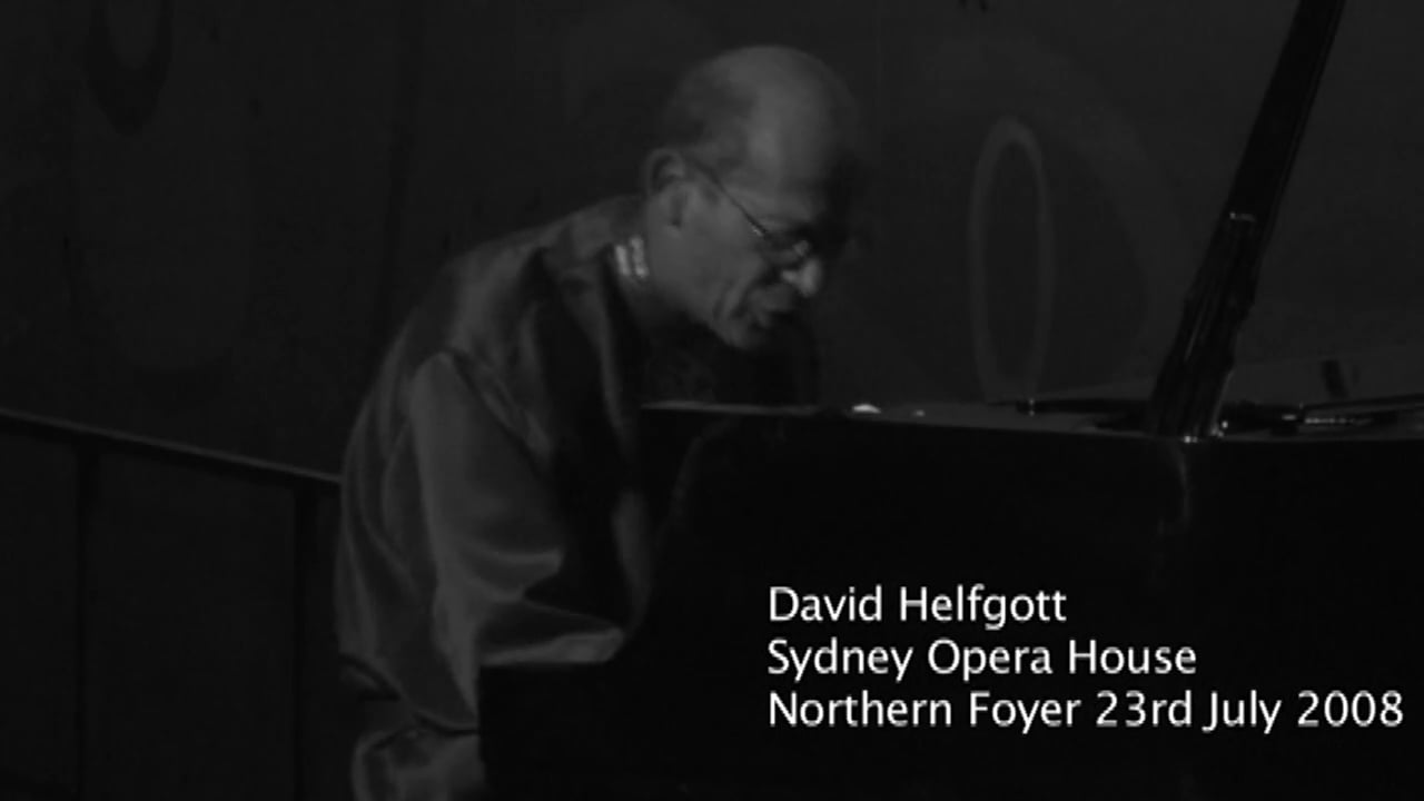 David Helfgott Australian Pianist Performance 2008 on Vimeo