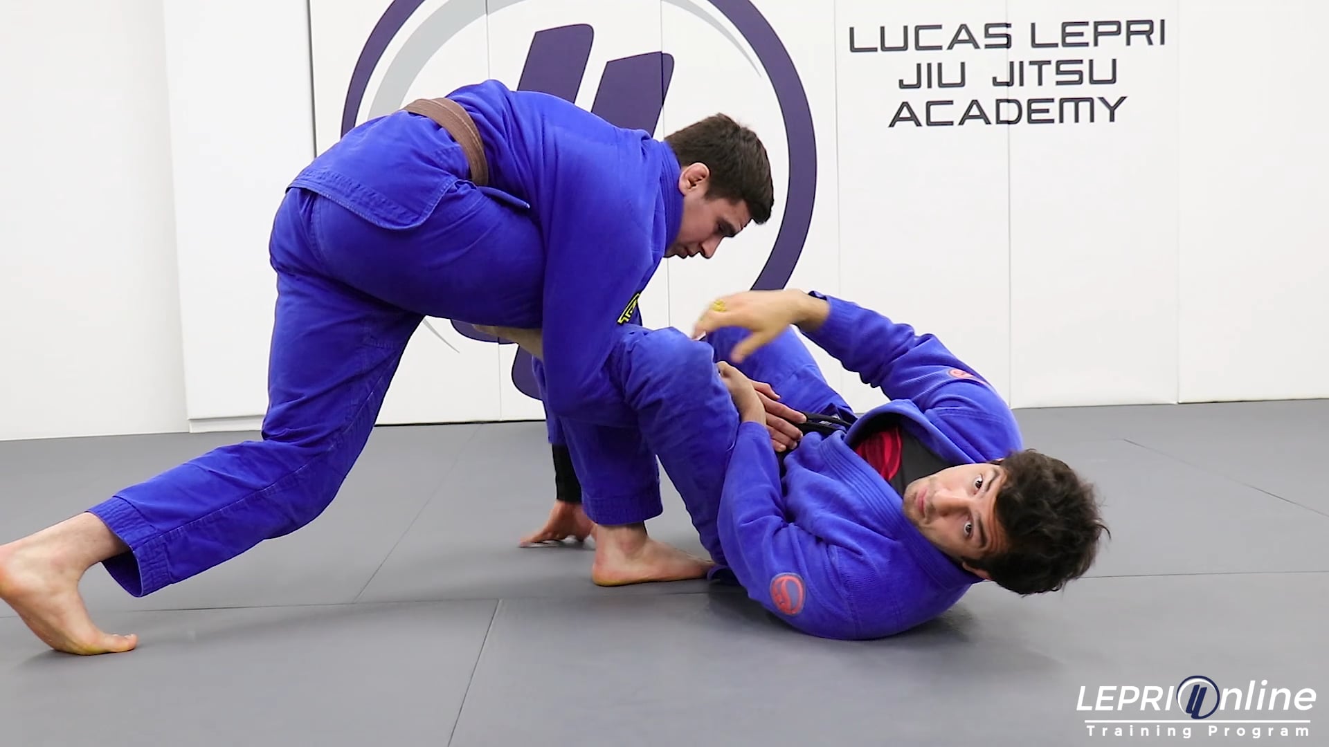 Lepri BJJ Online Training: Lasso With De La Riva Sweep Attempt to Collar Ch
