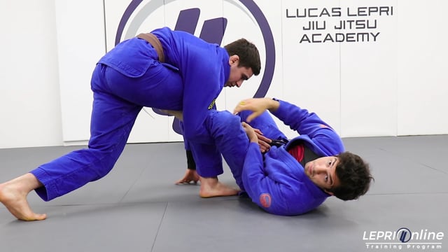 Lasso With De La Riva Sweep Attempt to Collar Choke