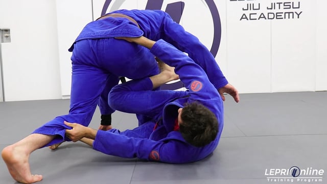 Lasso With De La Riva Sweep Attempt to Collar Choke Attempt to Sweep to Side Control