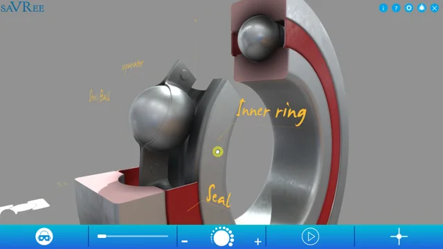 Deep Groove Ball Bearing Animated Explained - saVRee