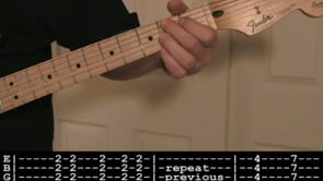 Tightrope Rhythm Tab