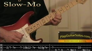 Workin For MCA End Solo SlowMo Tab