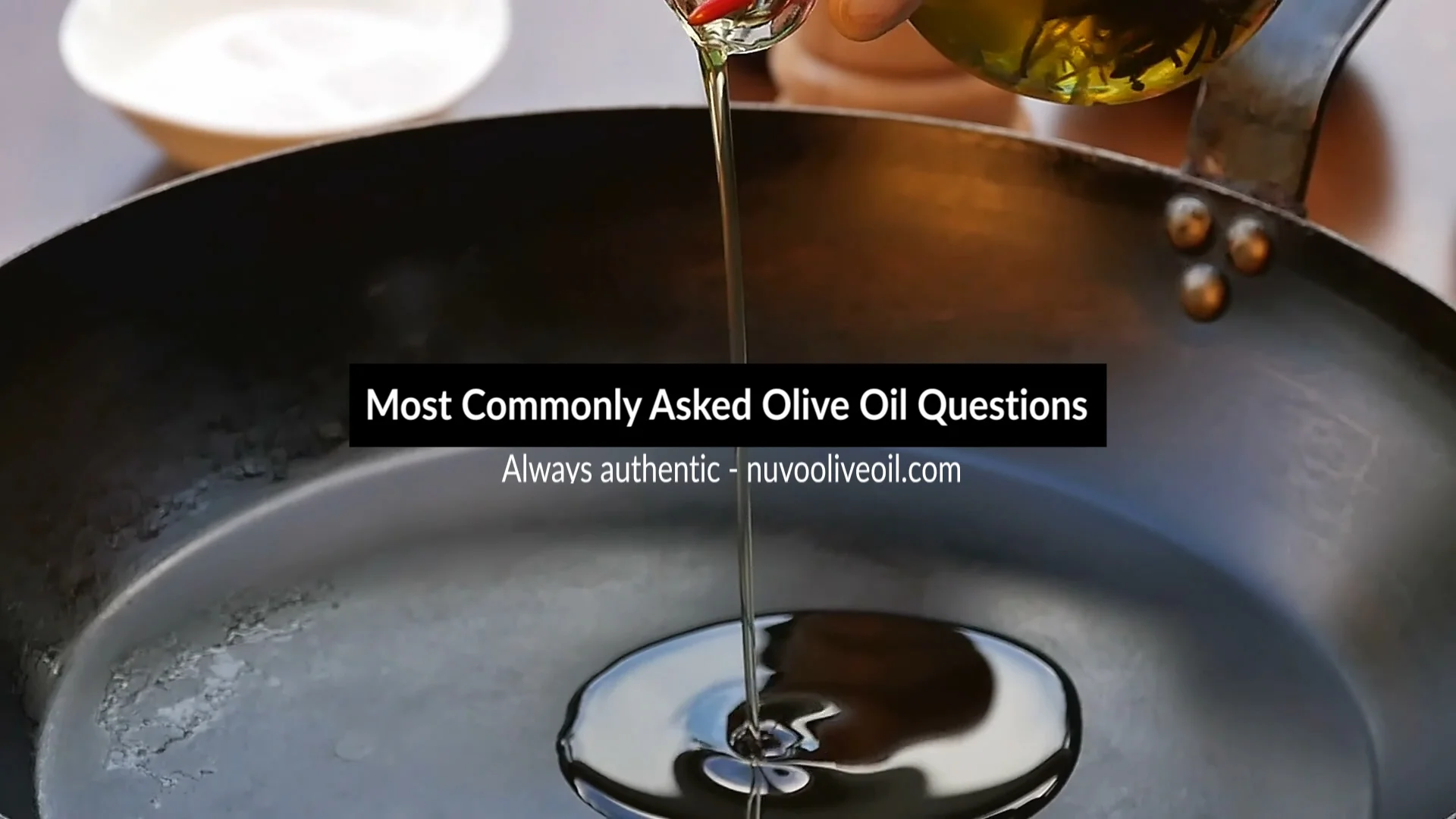 Most Commonly Asked Olive Oil Questions on Vimeo