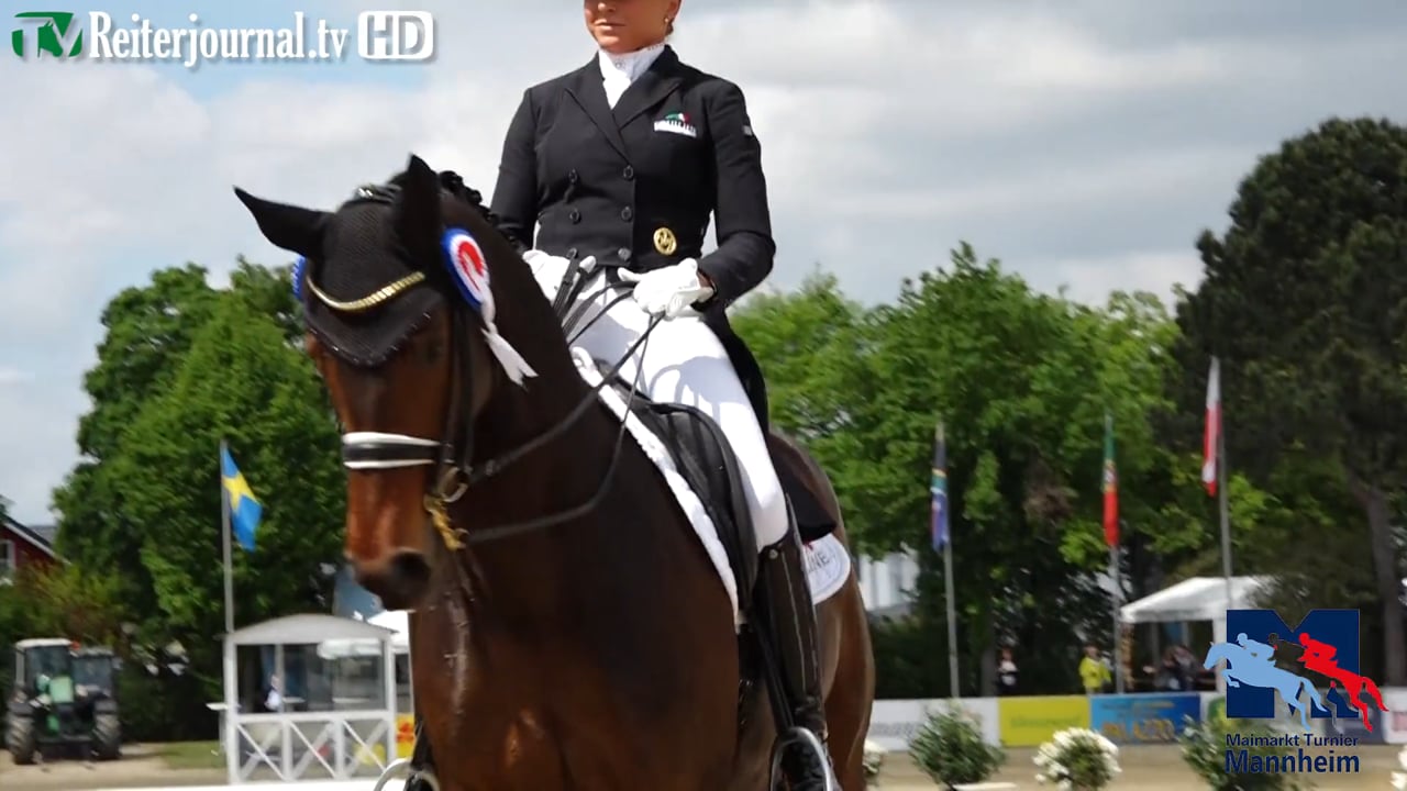 Ein Tag mit Dorothee Schneider auf dem Mannheimer Maimarktturnier 2019, www.maimarkt-turnier.de
