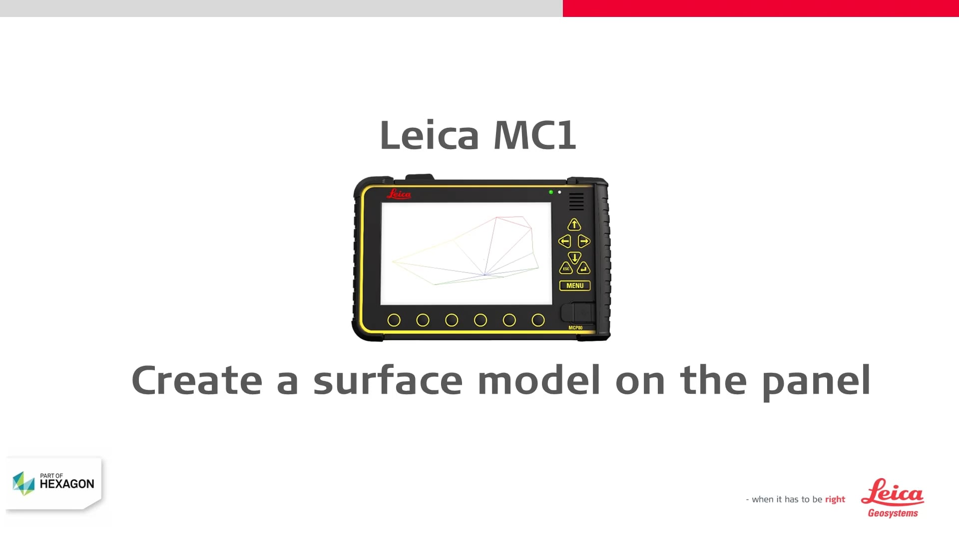 4: Create a Surface model