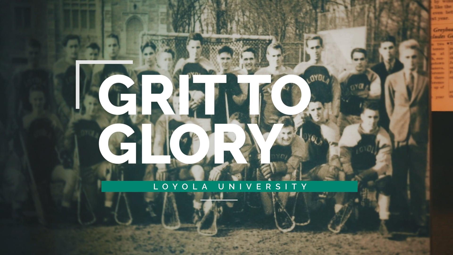 Under Armour Presents - Grit to Glory - Loyola University