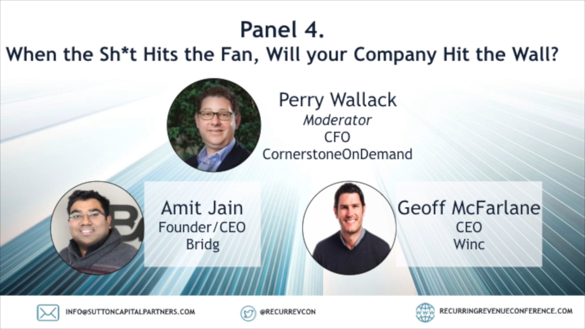 RRC19 - When the S*&% Hits the Fan, Will Your Company Hit a Wall?