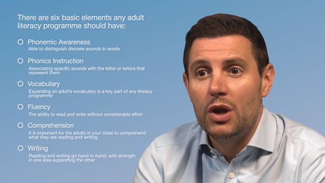 Module 01: Teaching Adults to Read - Video Thumbnail