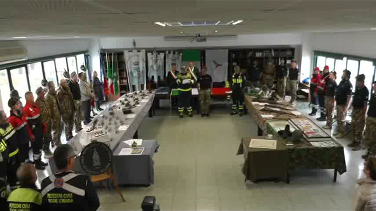 Premiazione protezione civile