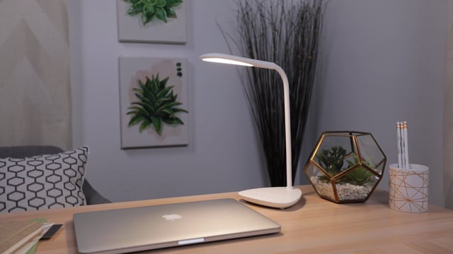 BLACK+DECKER Lampe de bricolage à LED blanche de 13 pouces avec gobelet de  rangement + sup