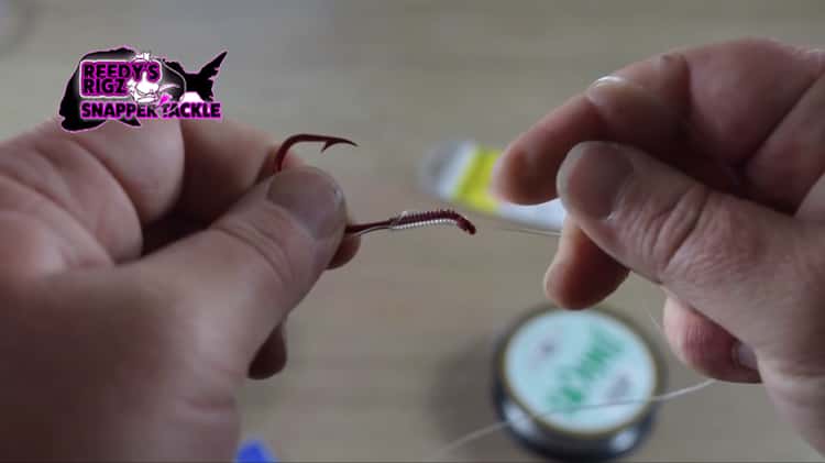 Tie a Running Rig Snell Twin Hook Snapper Fishing Rigs Pro Tying uni Knot's  on Vimeo
