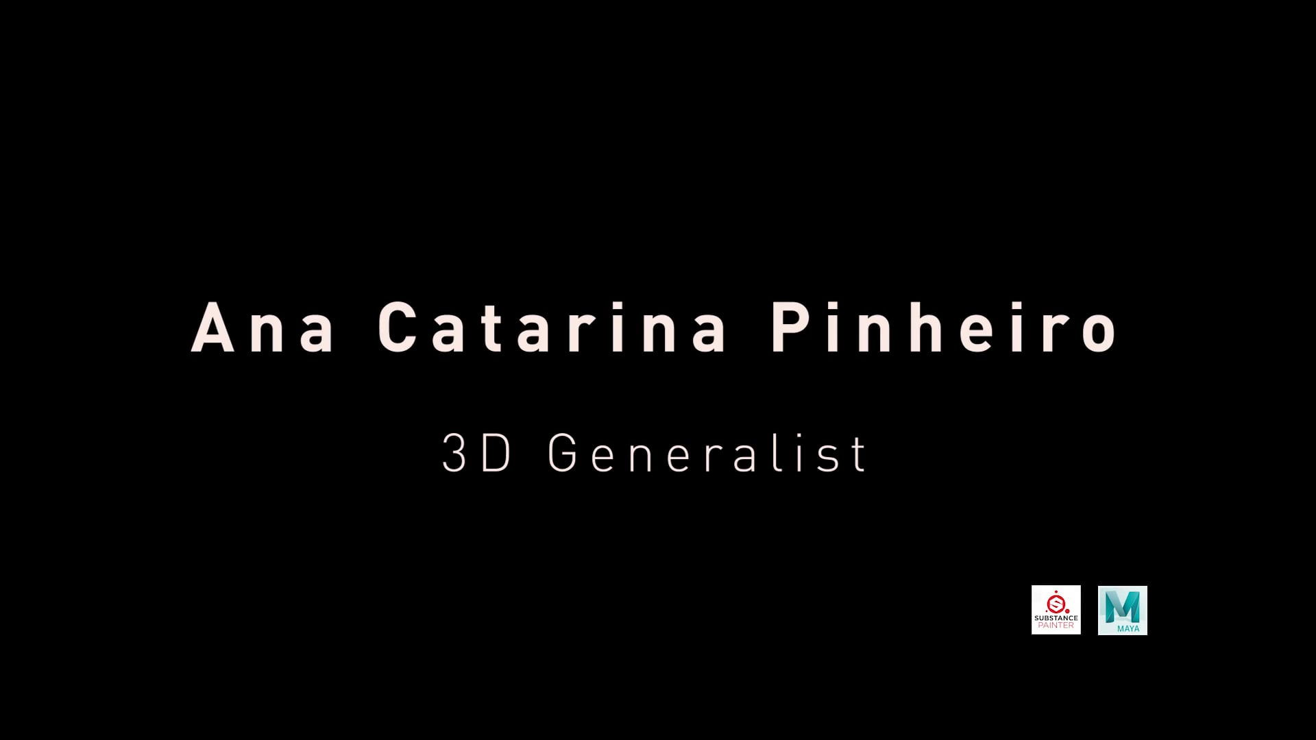 3D Generalist Showreel '19