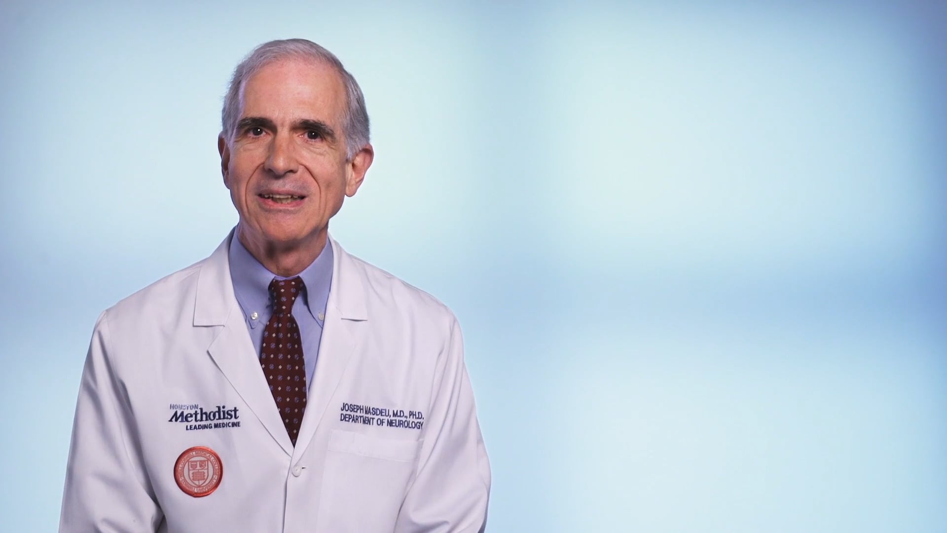 About me video of Dr. Joseph C. Masdeu