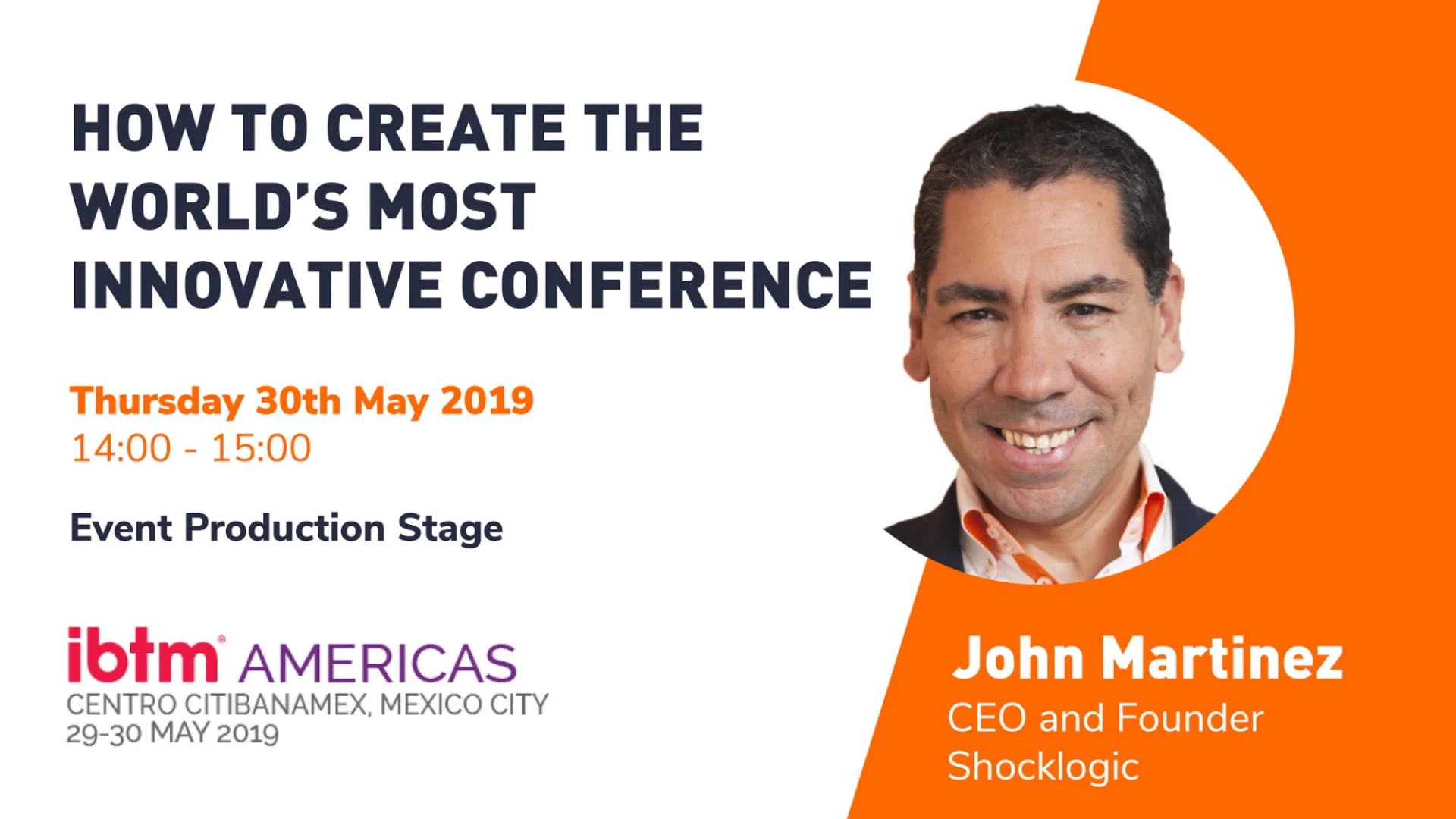 Shocklogic Press - Conocer a John Martinez en IBTM Americas! on Vimeo