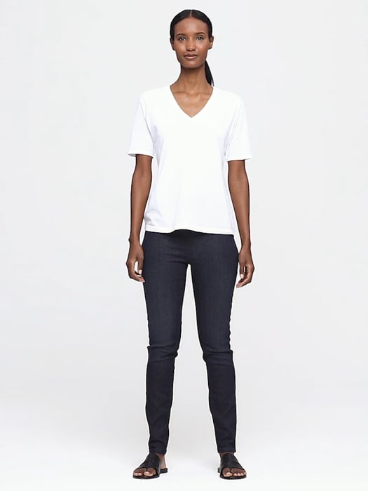 Organic Cotton Stretch Jean Leggings