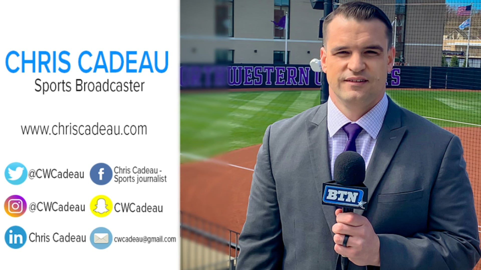 Chris Cadeau's Big Ten Network standup