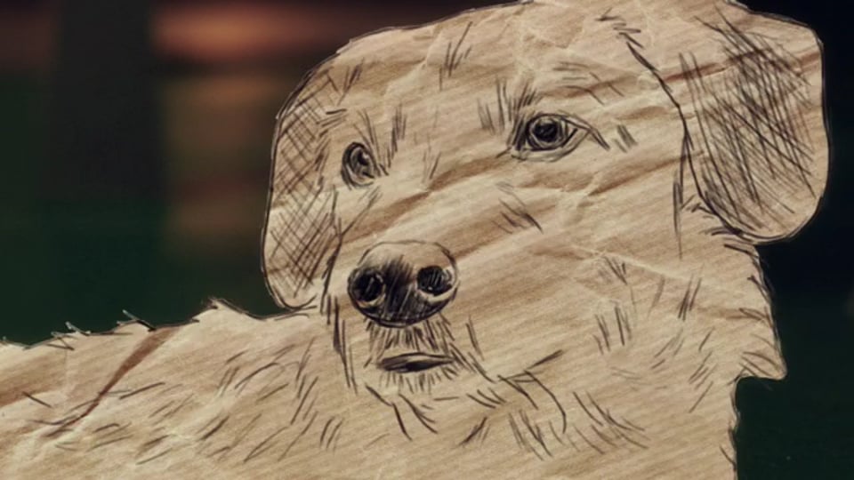 Screenshot of Paperthin Music Video