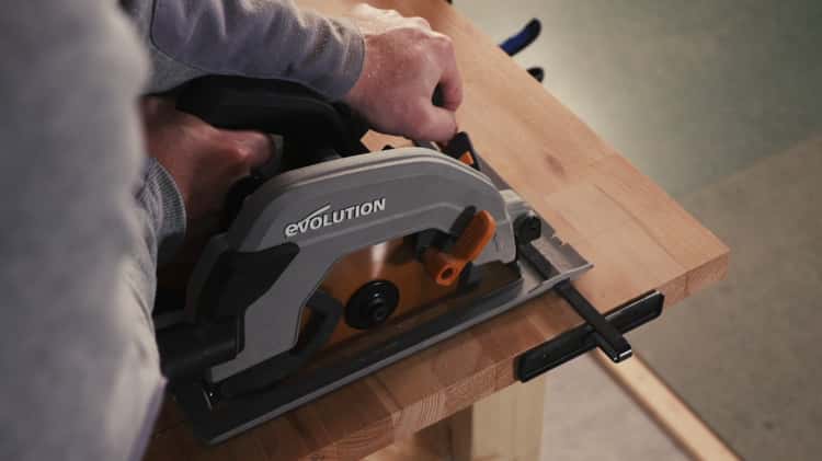 Evolution circular discount saw with track