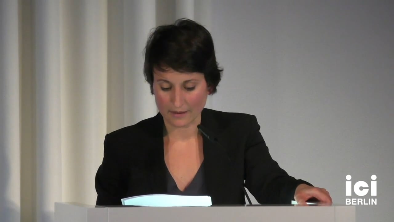 Talk by Frédérique Aït-Touati