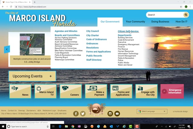 CoMI Video Instructions - How to Register for the Citizen Self Service  Portal | City of Marco Island Florida