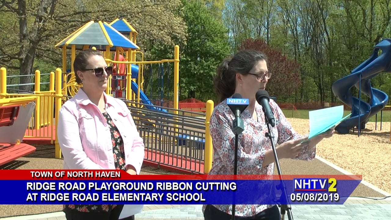 Ridge Road Playground Ribbon Cutting at Ridge Road Elementary School