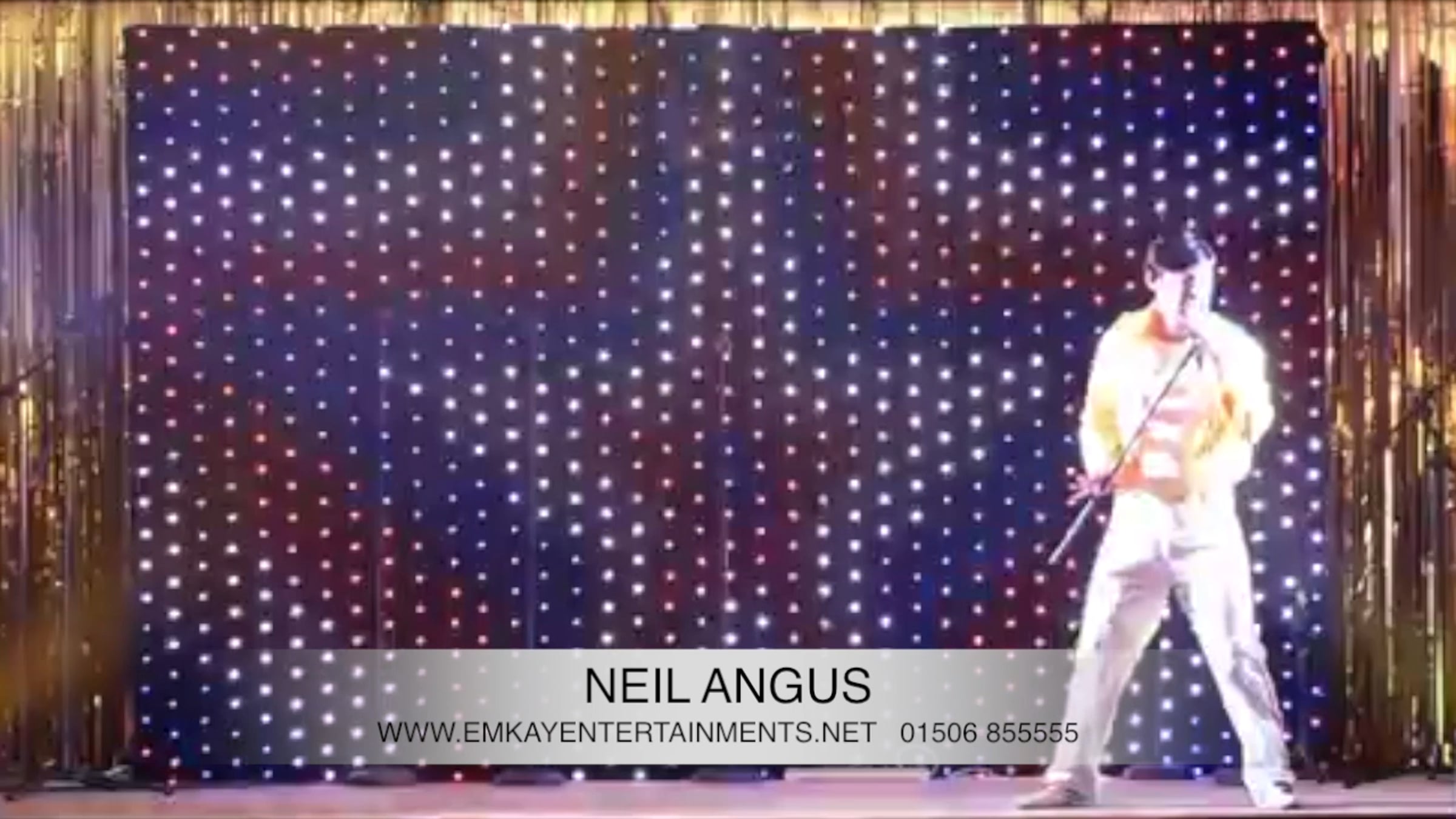 Neil Angus as Freddie Mercury - It's A Kind Of Magic | Videos & Movies ...