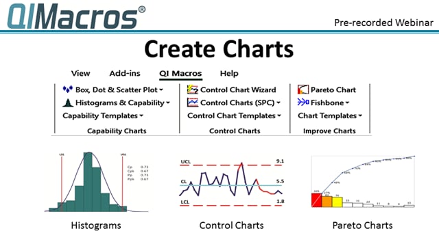 QI Macros Webinar: Creating Charts