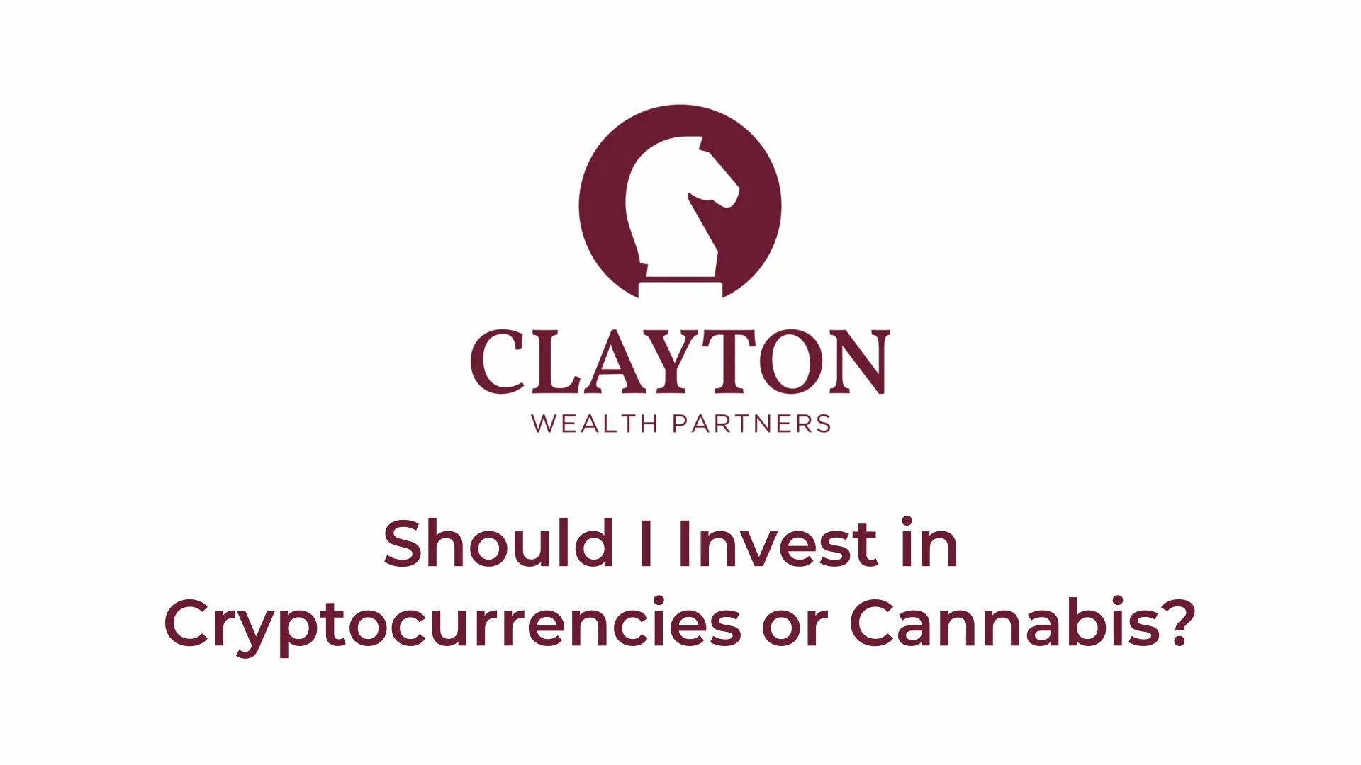 Should I Invest in Cryptocurrencies or Cannabis?
