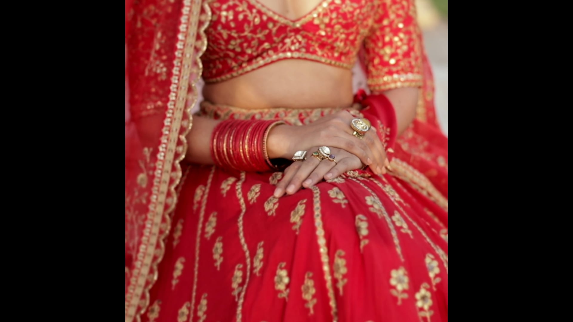 Sabyasachi fiza red