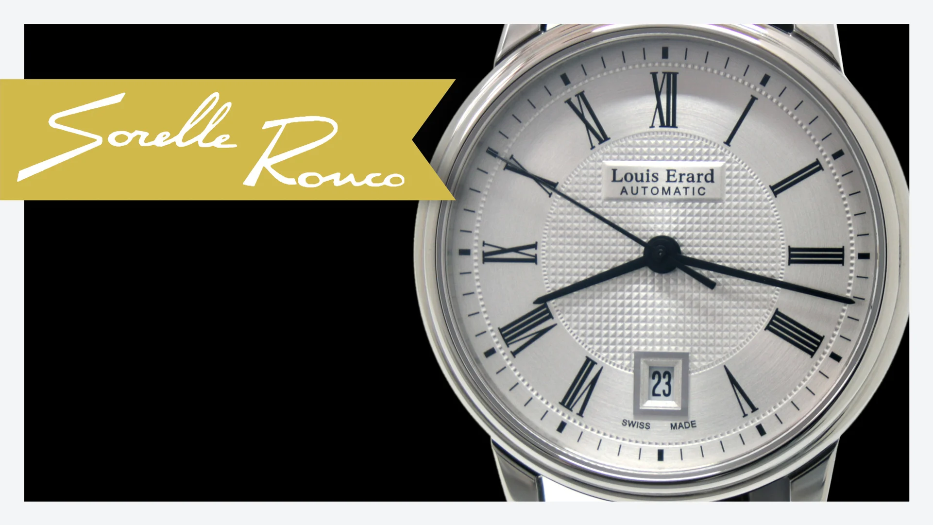 Louis Erard Heritage Collection Swiss Automatic Silver Dial Men's Watc –