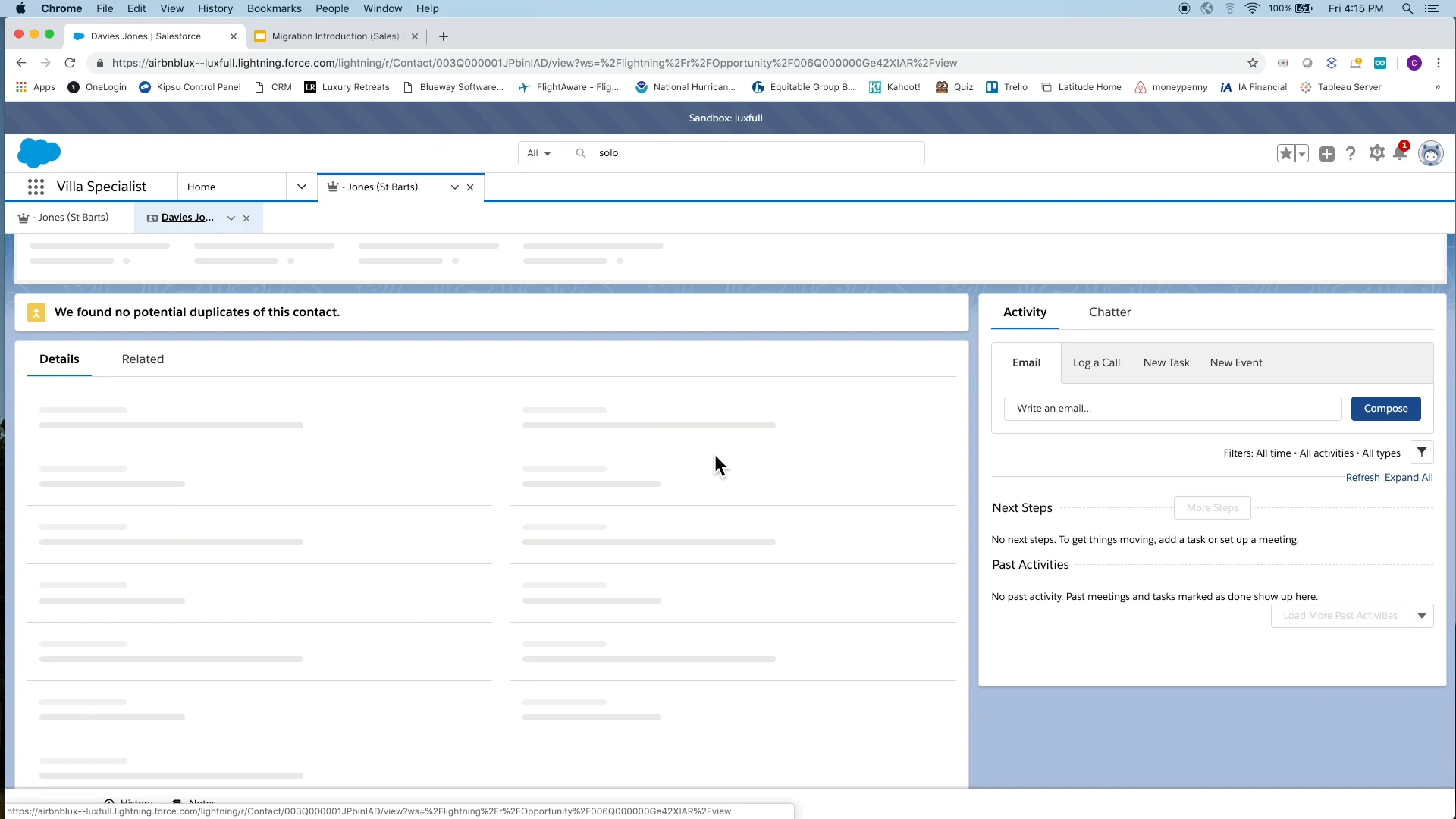 Emailing from Salesforce