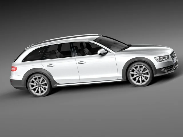 Audi A4 Allroad Quattro 2013 - 3D Model by SQUIR