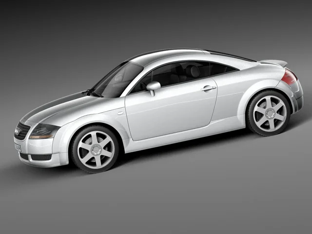 Audi TT 1998-2005 Coupe 3D Model by SQUIR