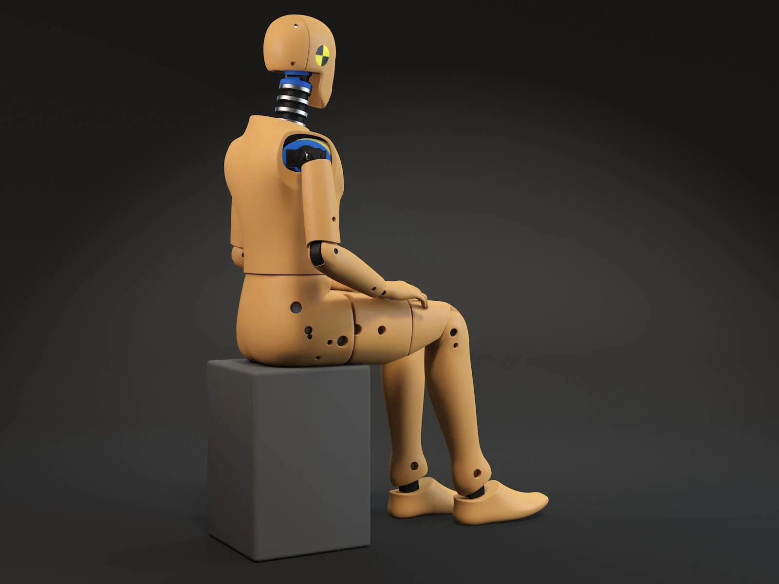 Crash Test Dummy 3D Model on Vimeo