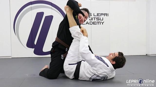 Closed Guard to Spider Guard Sweep Attempt to Omoplata