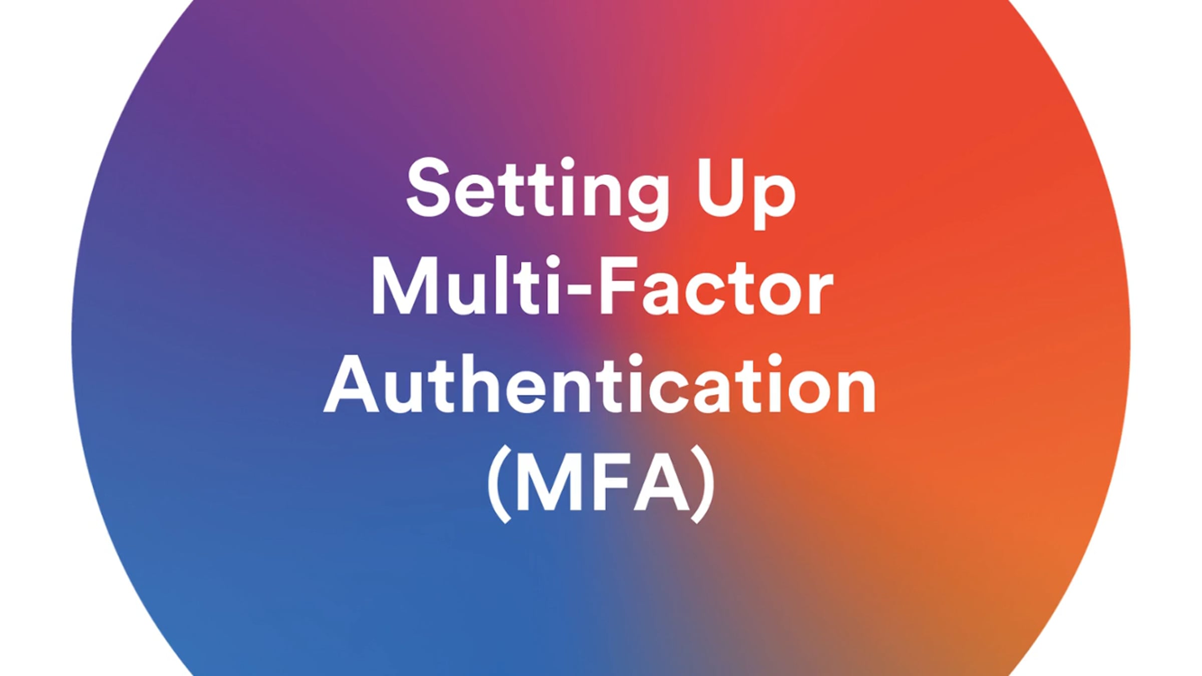 How to set up Multi-Factor Authentication (MFA) | Videos & Movies on Vimeo