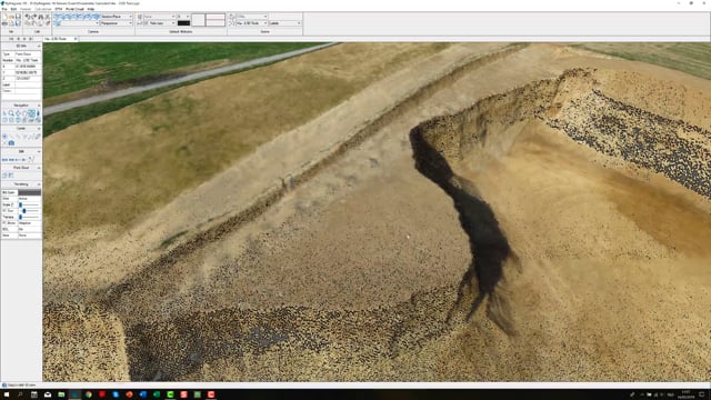 Pythagoras 16 - How To - Create and Edit Break Lines on Terrain Point Clouds