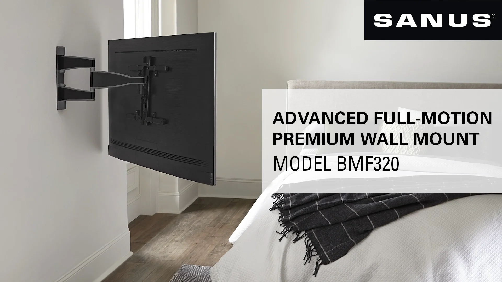 Sanusアクセントfull-motion壁マウントfor 13???32?tvs-asf110-b1 Amazon.com: Sanus Accents Full-Motion Wall Mount for 13-32