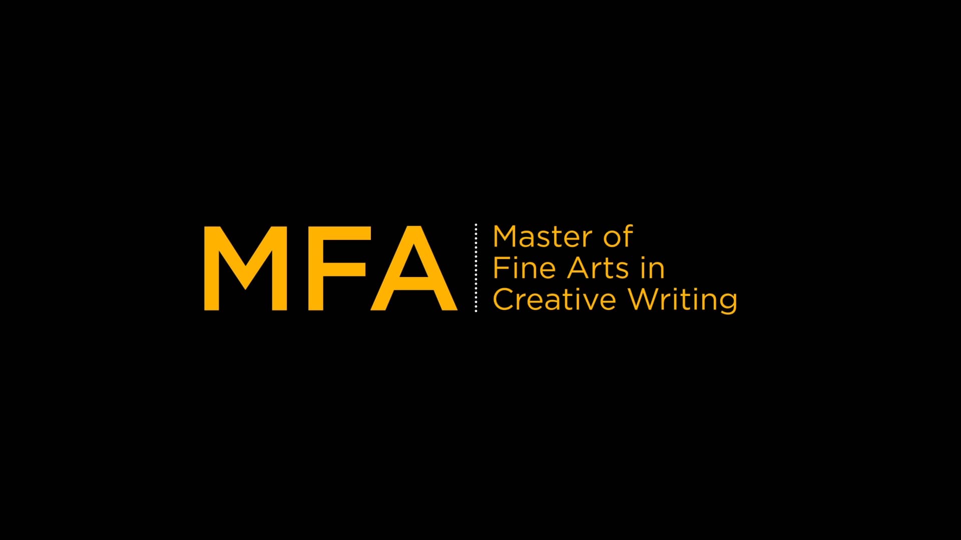 master fine arts creative writing