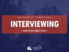 Interviewing - Employer Objectives