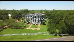 1158 nice aerial Nottoway Plantation drone dolly in